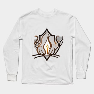 Mystical Flame Emblem Design No. 618 Long Sleeve T-Shirt